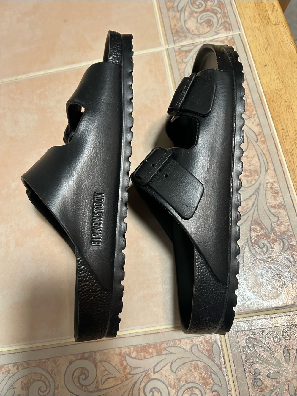 Birkenstock Black Two-Strap EVA Sandals - Picture 4 of 5